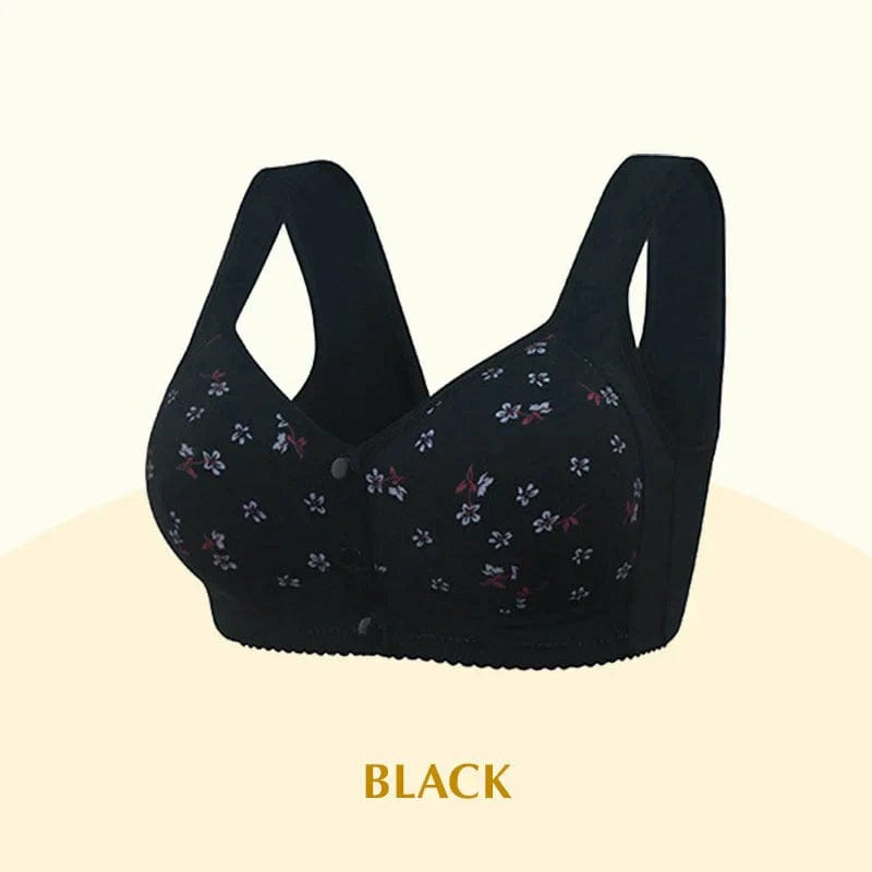 PAck of 2 Anti Sagging Front Open Cooling Cotton Button Bra