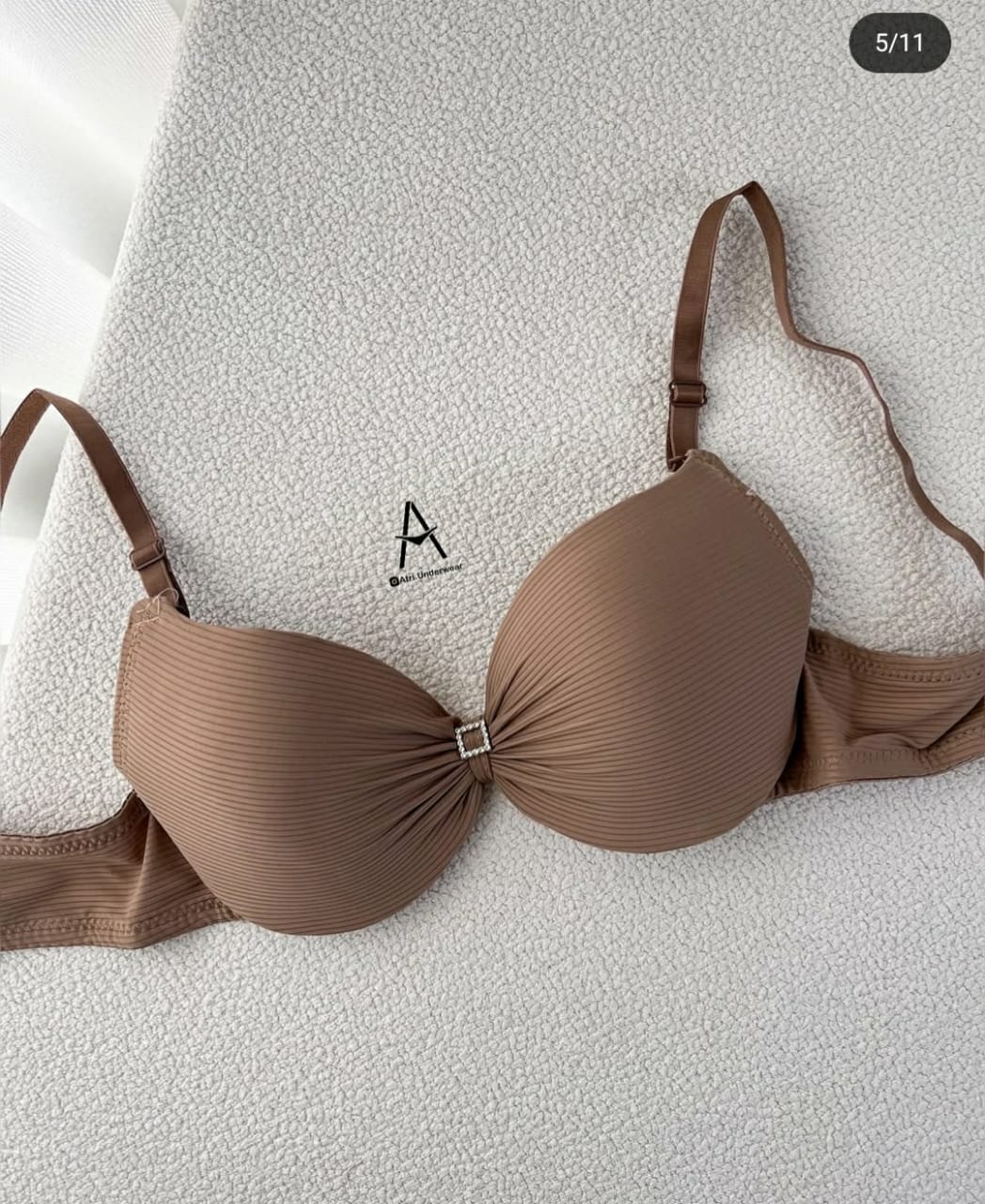 Soft Ribbed Lift Bra