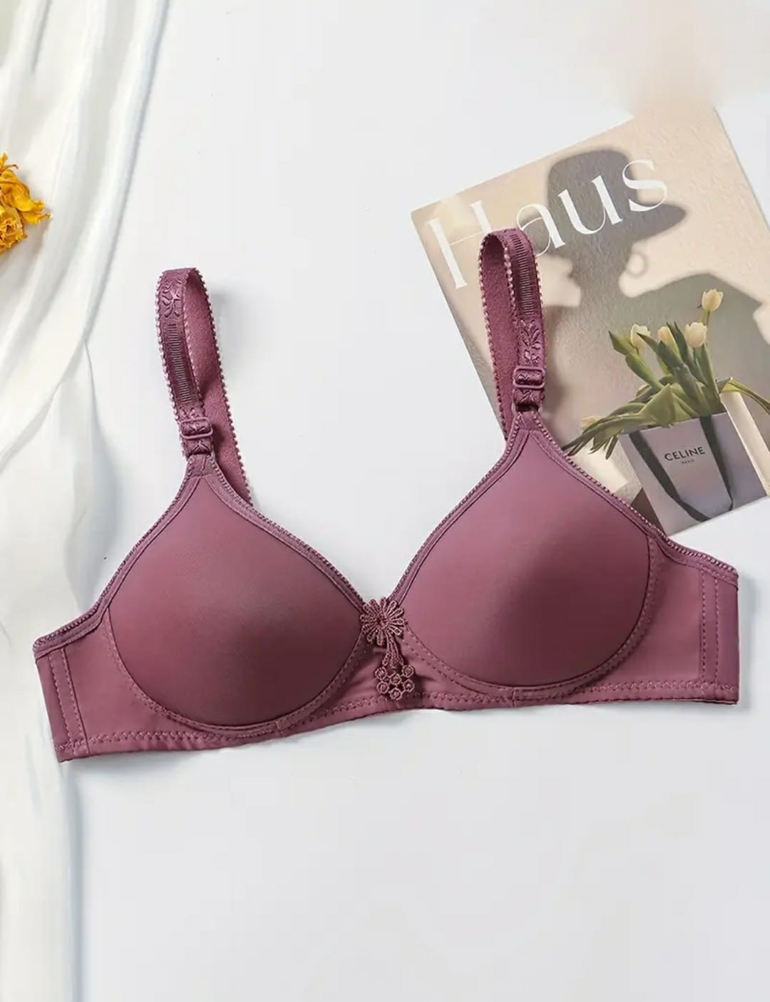Pack of 3 Pieces Soft Padded Cotton Bra – Everyday Comfort & Support