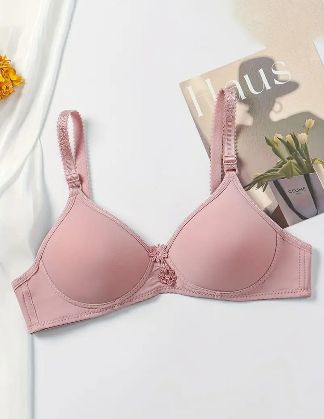 Pack of 3 Pieces Soft Padded Cotton Bra – Everyday Comfort & Support