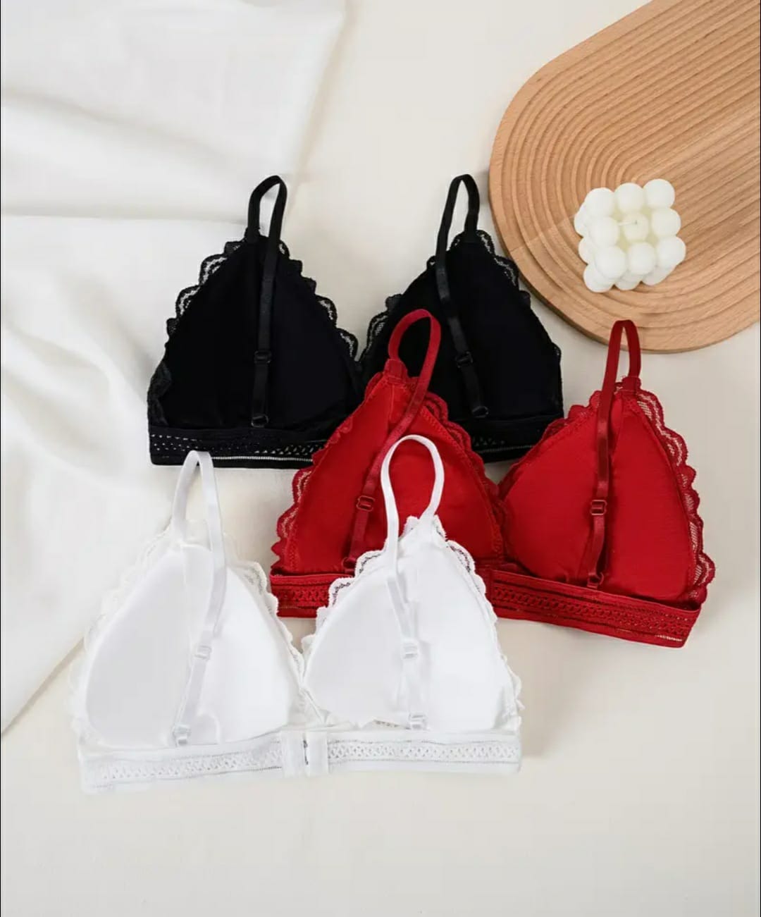 ✨ 3-Piece Lace Bralette Collection – Everyday Comfort, Special Occasion Style