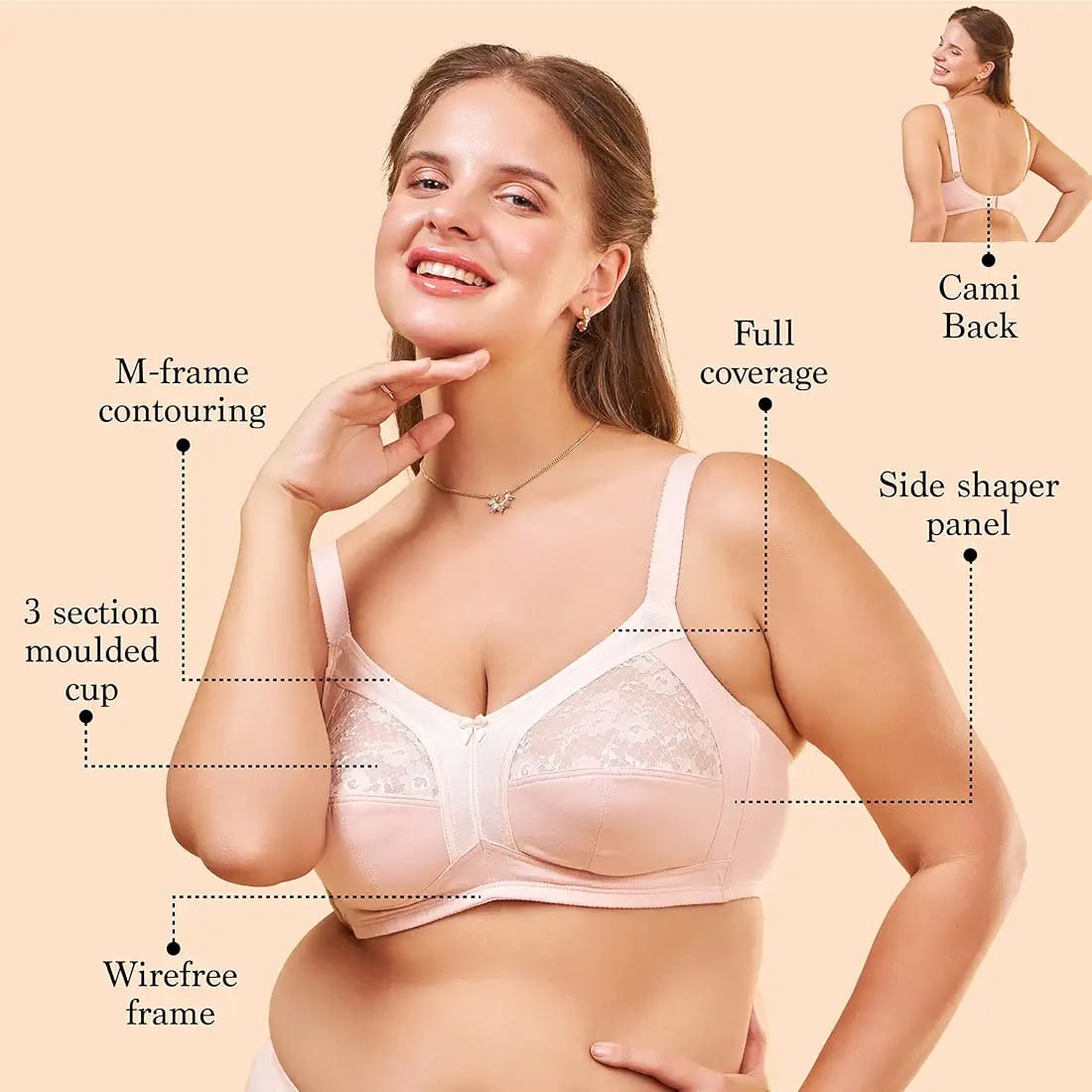 PACK OF 2 IMPORTED STRETCHABLE CAPRI BRA FOR SUMMER
